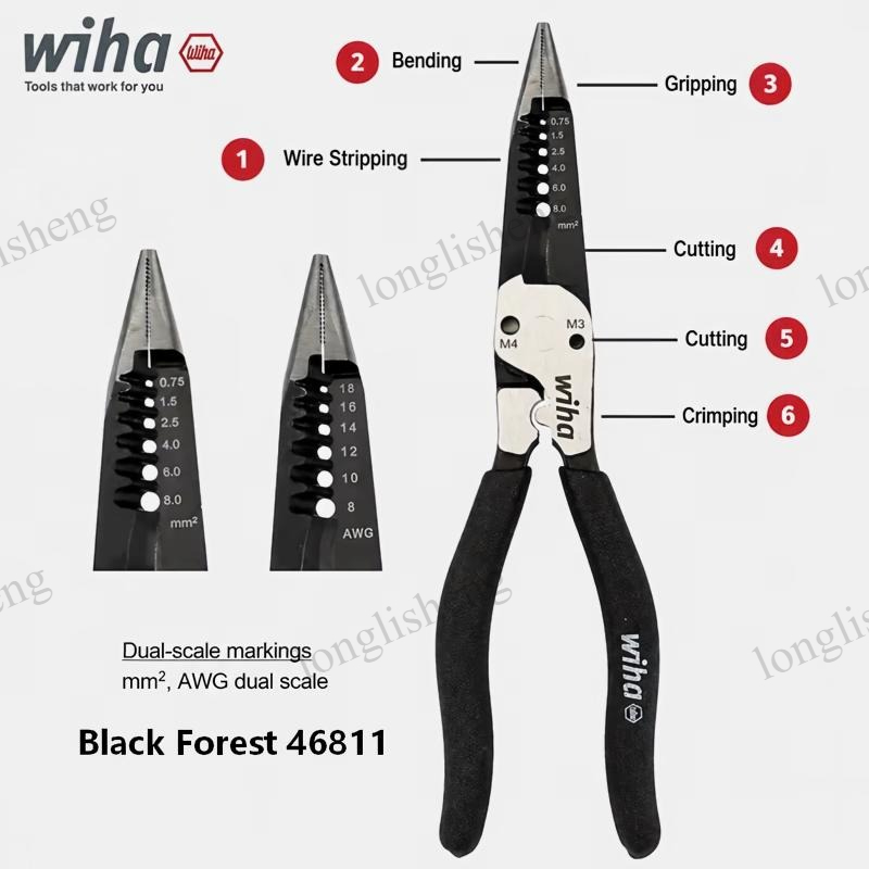 Wiha 46811 BlackForest Pinze a - Tools Vn recensione e prezzo